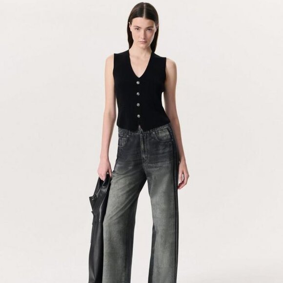 NWT Miramar Wide-Leg Track Pants (XS) - Picture 2 of 3